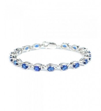 Elensan Sapphire Fashion Bracelet Sterling
