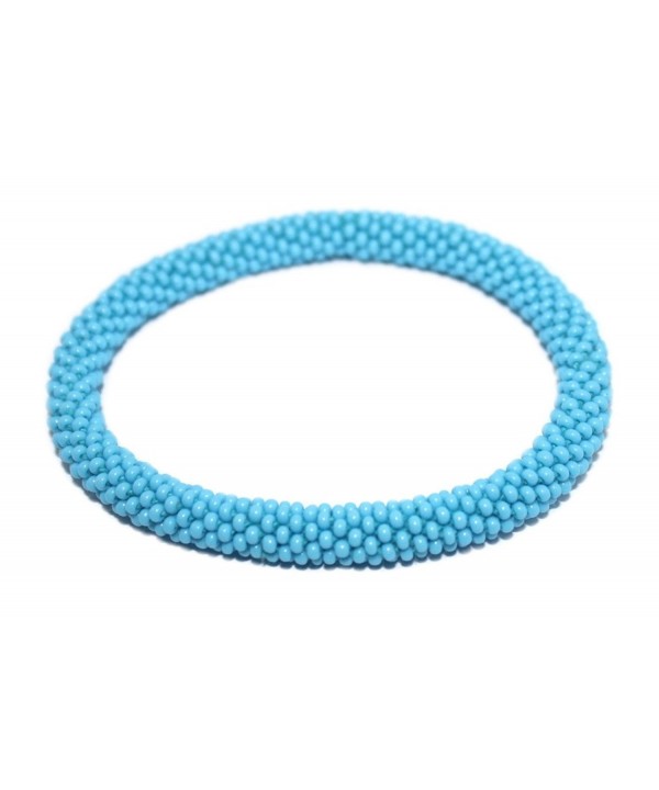 Crochet Glass Bracelet Nepal SB453