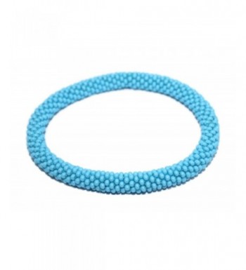 Crochet Glass Bracelet Nepal SB453