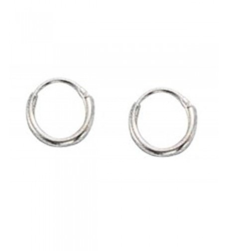 Sterling Silver Diameter Endless Earrings