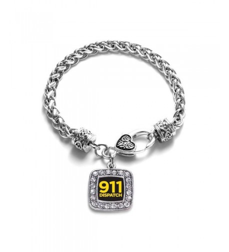 Dispatch Classic Silver Crystal Bracelet