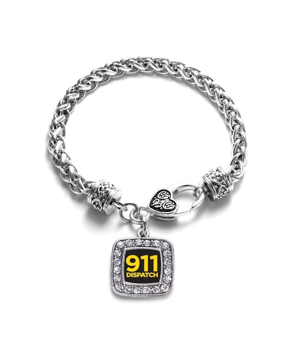 Dispatch Classic Silver Crystal Bracelet