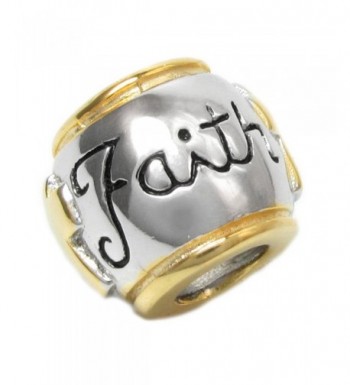 Sterling Silver Round Faith European style