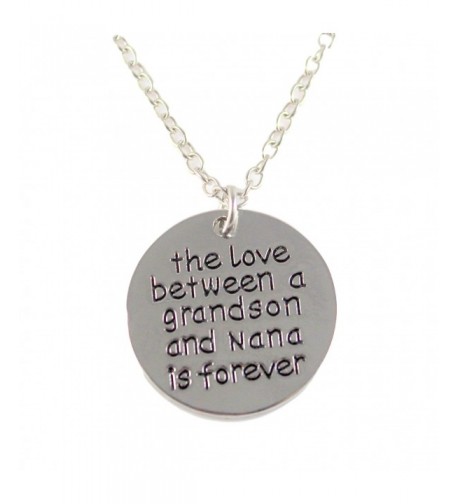 Grandson Keepsake Pendant Necklace Between