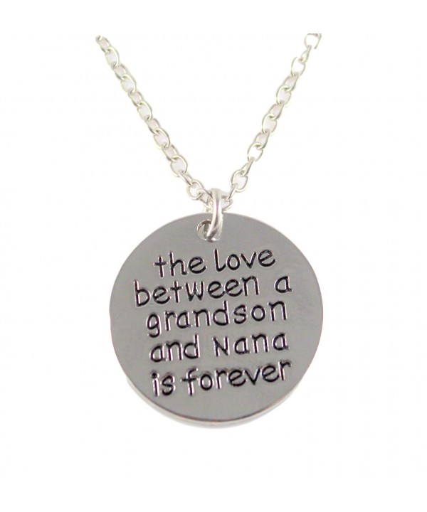 Grandson Keepsake Pendant Necklace Between