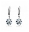 SBLING Platinum Plated Sterling Earrings Swarovski