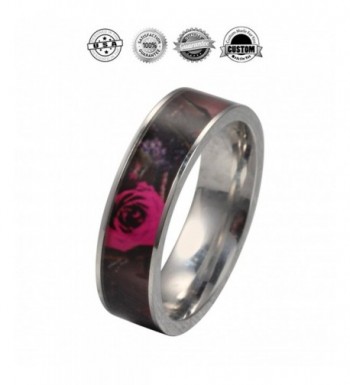 Womens Wild Rose Camo Ring