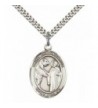 Sterling Columbanus Pendant Stainless Motorcyclists