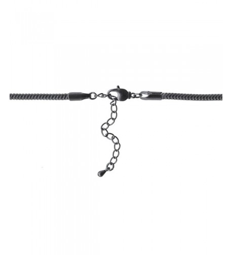 Gunmetal Calypso Snake Chain Necklace