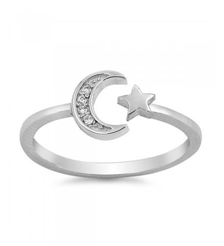 White Moon Sterling Silver RNG15534 7