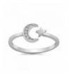 White Moon Sterling Silver RNG15534 7