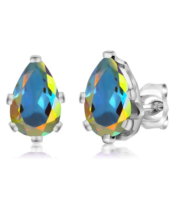 Mercury Mystic Sterling 6 Prong Earrings Mercury Mystic Sterling 6 Prong Earrings