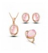 Crystal Jewelry Necklace Statement Earrings JGG029
