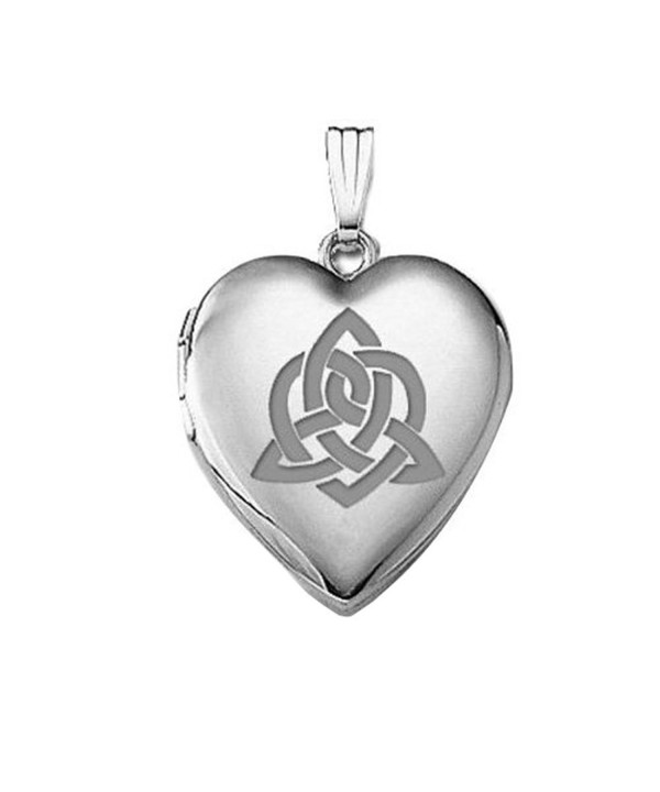 Sterling Silver Sisters Celtic Locket