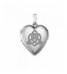 Sterling Silver Sisters Celtic Locket