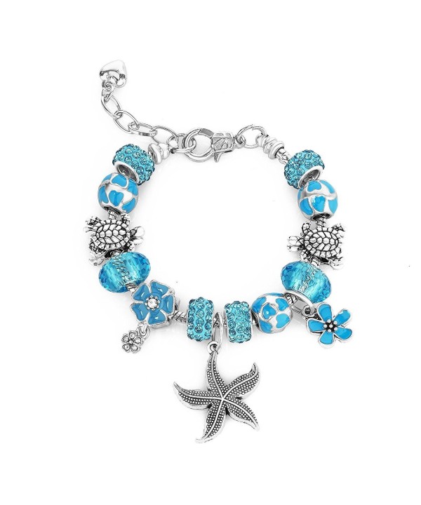 Ocean Beaded Bracelets Friends Adjustable