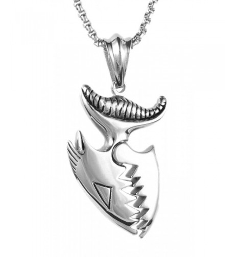 Jenhianeck Titanium Piranha Pendant Necklace