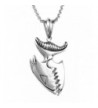 Jenhianeck Titanium Piranha Pendant Necklace