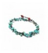 Blue Turquoise Color Bead Anklet