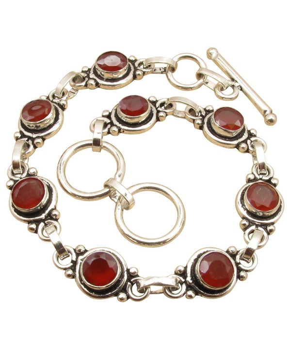 Bracelet CARNELIAN Sterling Jewelry Birthday Bracelet CARNELIAN Sterling Jewelry Birthday