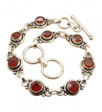 Bracelet CARNELIAN Sterling Jewelry Birthday