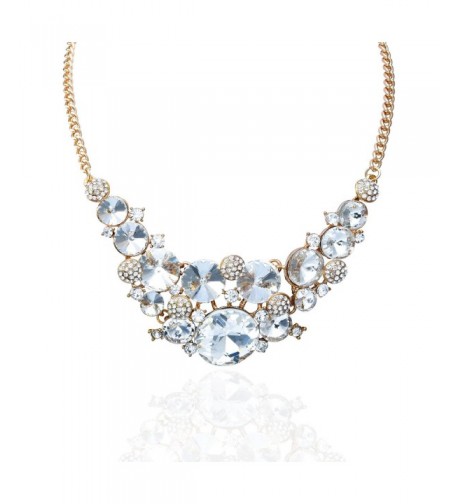 Miraculous Garden Rhinestone Necklace Crystal