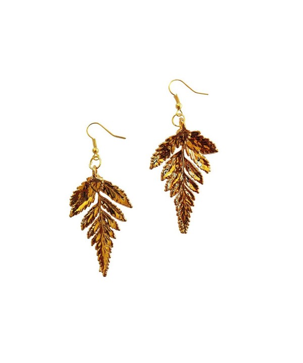 Dipped Plated French Dangle Earrings