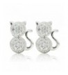 SilverLuxe Womens Sterling Zirconia Earrings