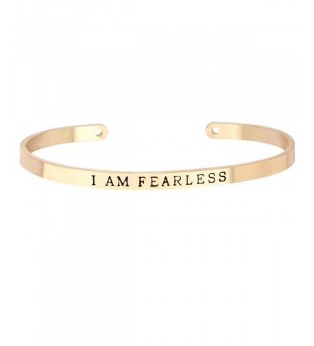 MANZHEN Plating Opened Bracelets FEARLESS