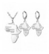 Pendant Necklace Earrings Jewelry Platinum