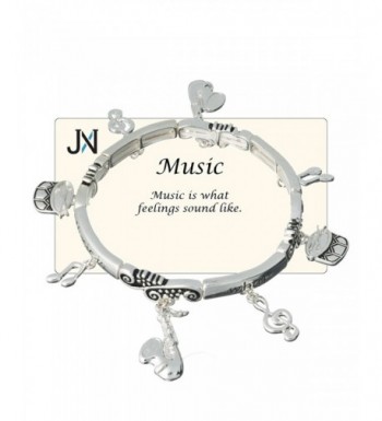 Music Theme Charm Bracelet feelings