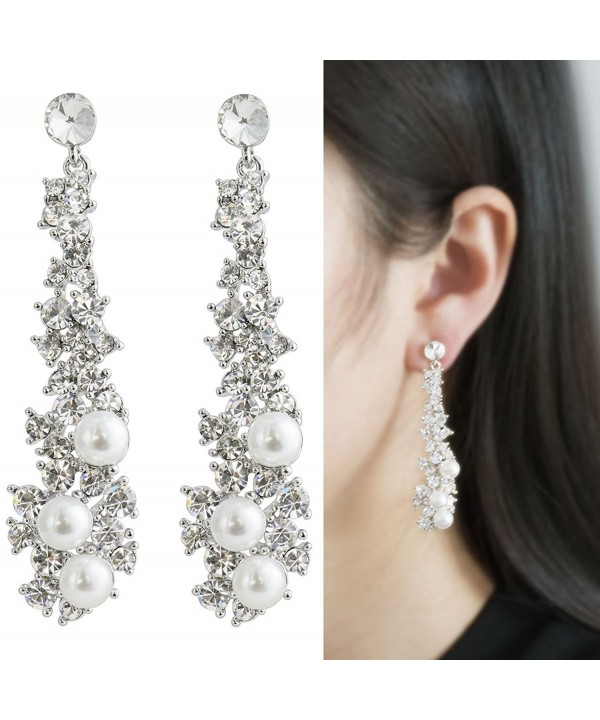 Waterfall Earrings CIShop UltraSparkling Simulated Diamonds Supper