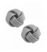 Rhodium plated Sterling Silver Textured Earrings