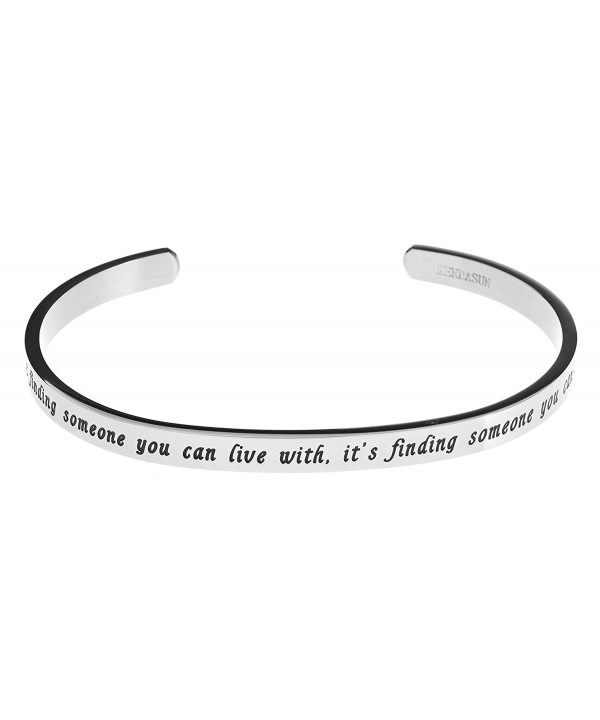 finding someone Inspirational Bracelet Bangle