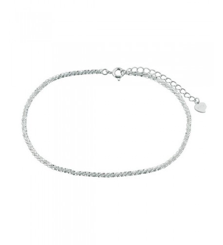 LuckyJewelry Sterling Silver Barefoot Bracelet