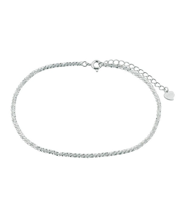 LuckyJewelry Sterling Silver Barefoot Bracelet