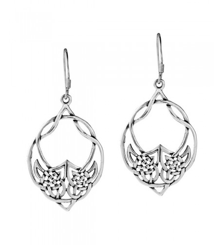 Celtic Sterling Silver Dangle Earrings