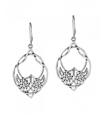 Celtic Sterling Silver Dangle Earrings
