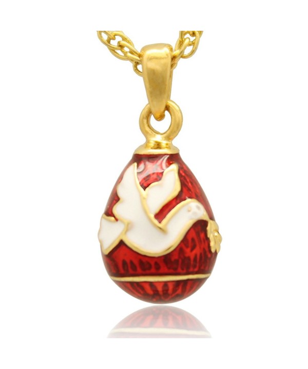 MYD Jewelry Enameled Pendant Necklace