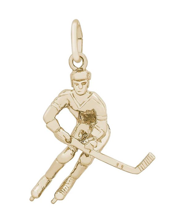 Rembrandt Charms Hockey Player Plated