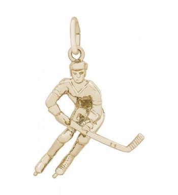 Rembrandt Charms Hockey Player Plated