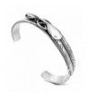 INBLUE Womens Stainless Bracelet Feather