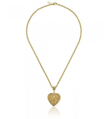 1928 Jewelry Gold Dipped Filigree Swarovski