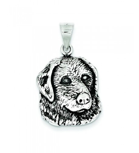 Sterling Silver Antiqued Labrador Retreiver