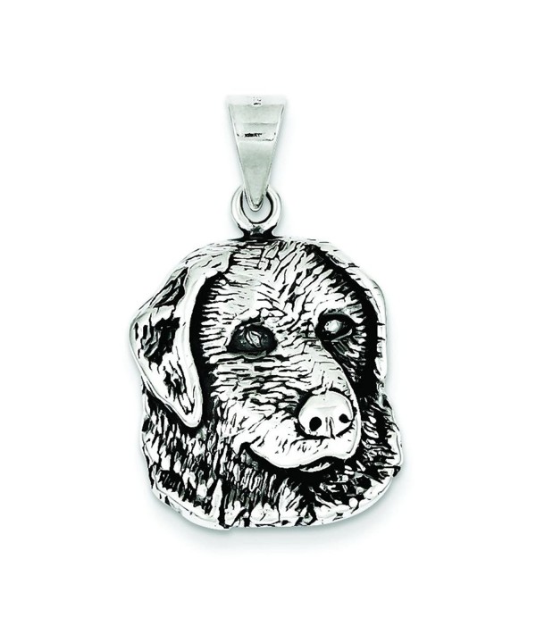 Sterling Silver Antiqued Labrador Retreiver