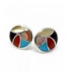 Multi Color Channel Earrings Leekya