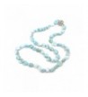 Natural Larimar Crystal Magnet Necklace