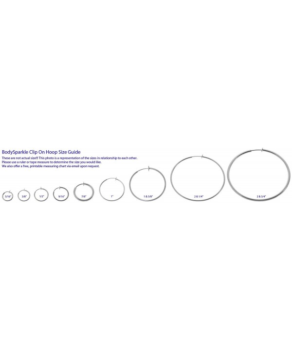 Hoop Earring Size Chart