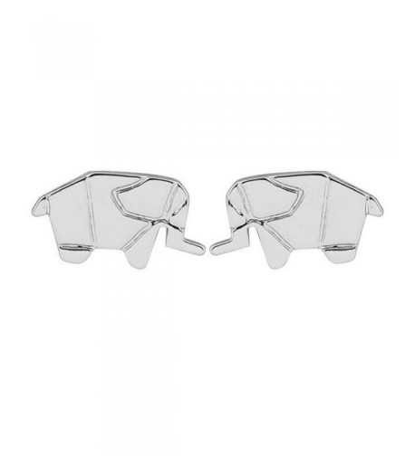 Elephant Stud Earrings Jewelry Silver