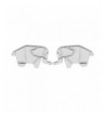 Elephant Stud Earrings Jewelry Silver